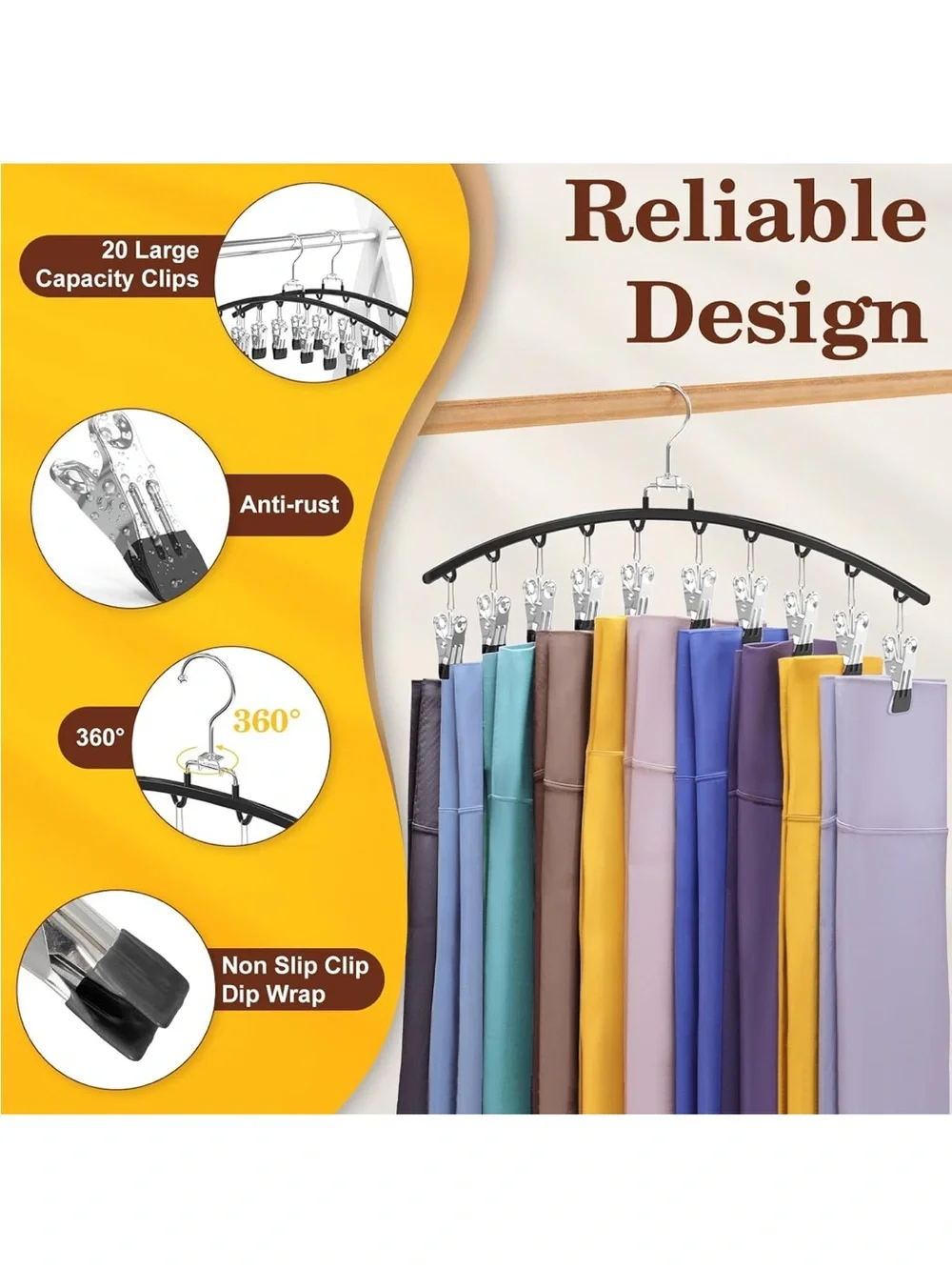*NEW* 10 Clasp Multi-Piece Hangers (Set of 2)